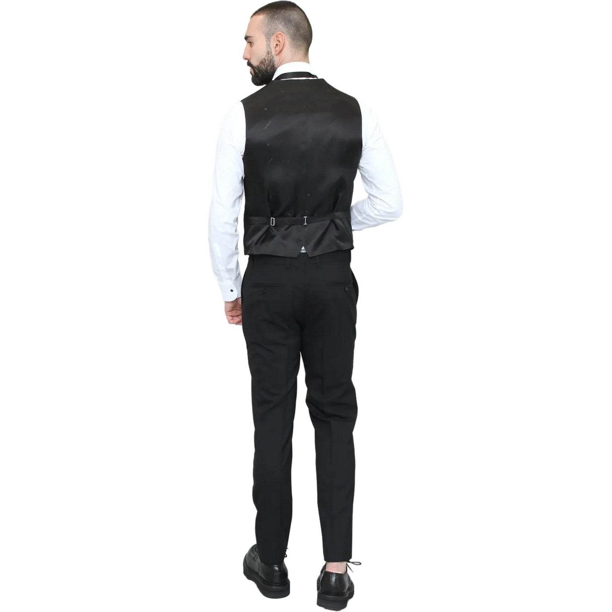 Abiti Uomo Manuel Ritz - Abito Con Gilet - Nero-Gianni Foti
