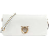 Borse a spalla Donna Pinko - Click Soft Horizontal Classic - Bianco