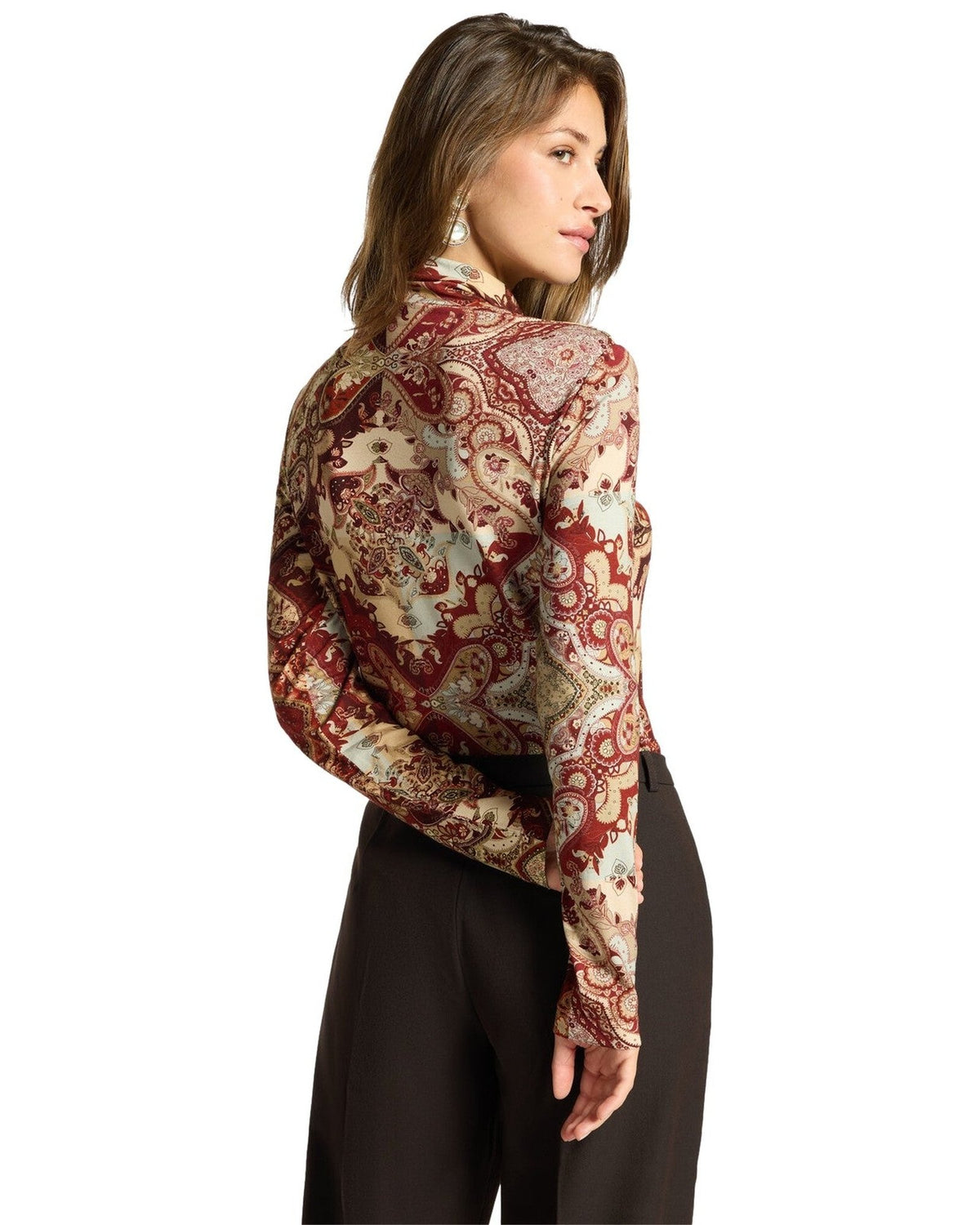 Maglie Donna Elena Mirò - Dolcevita G059Z0 - Bordeaux