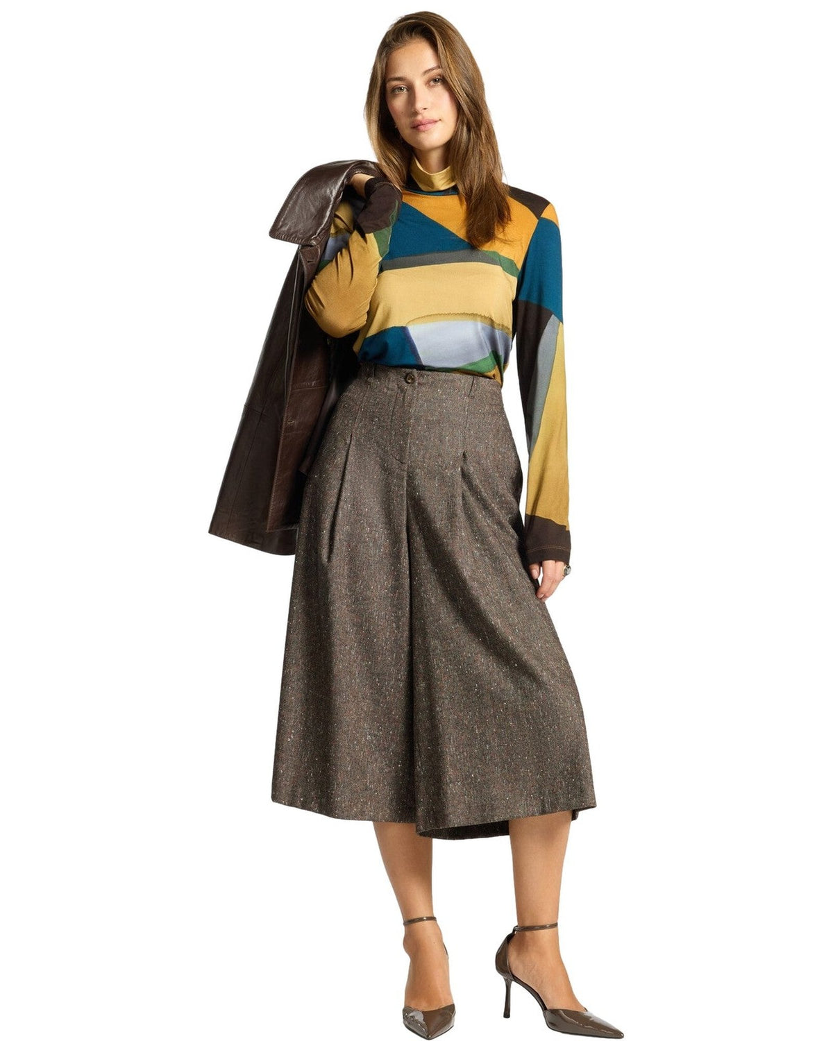 Maglie Donna Elena Mirò - Dolcevita G059Z0 - Multicolore