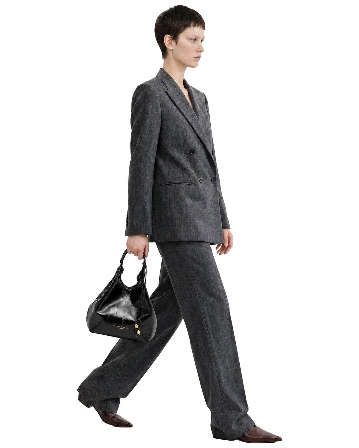 Borse a spalla Donna Gianni Chiarini - Dua 12678 - Nero