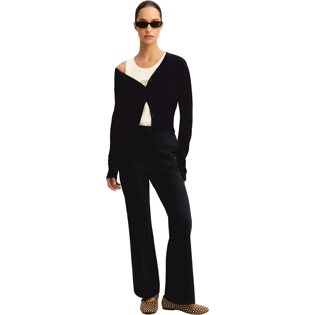 Pantaloni Donna Emme - Pantalone in jersey - Blu-Gianni Foti