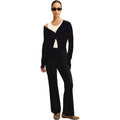 Pantaloni Donna Emme - Pantalone in jersey - Blu-Gianni Foti