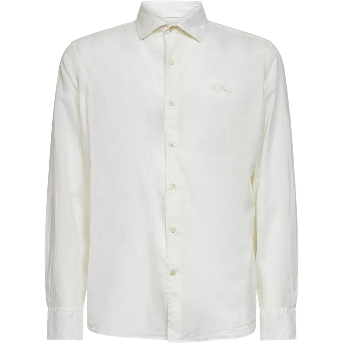 T-shirt Uomo Mc2 Saint Barth - Cotton Voile Shirt - Bianco