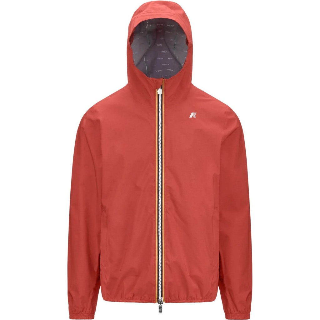 Giubbotti Uomo K-Way - Jack Eco Stretch Dot - Rosso-Gianni Foti