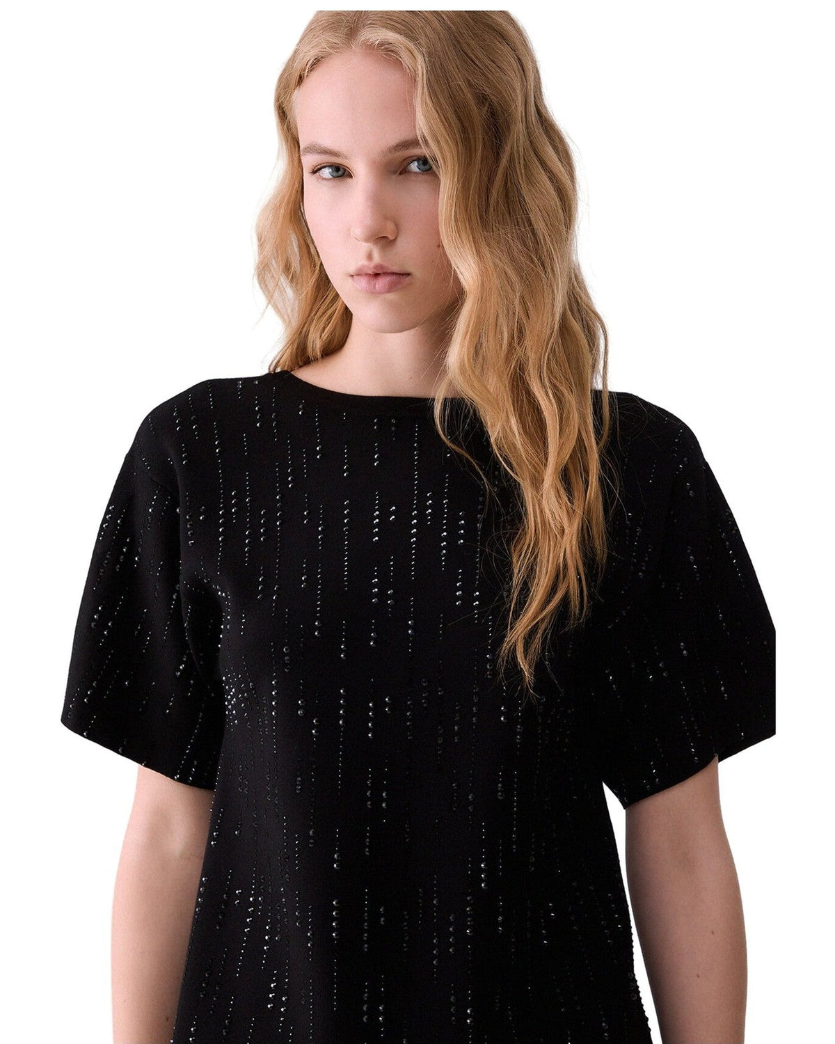 Vestiti casual Donna Liu Jo - Ecs Abito Maglia CF6162 - Nero