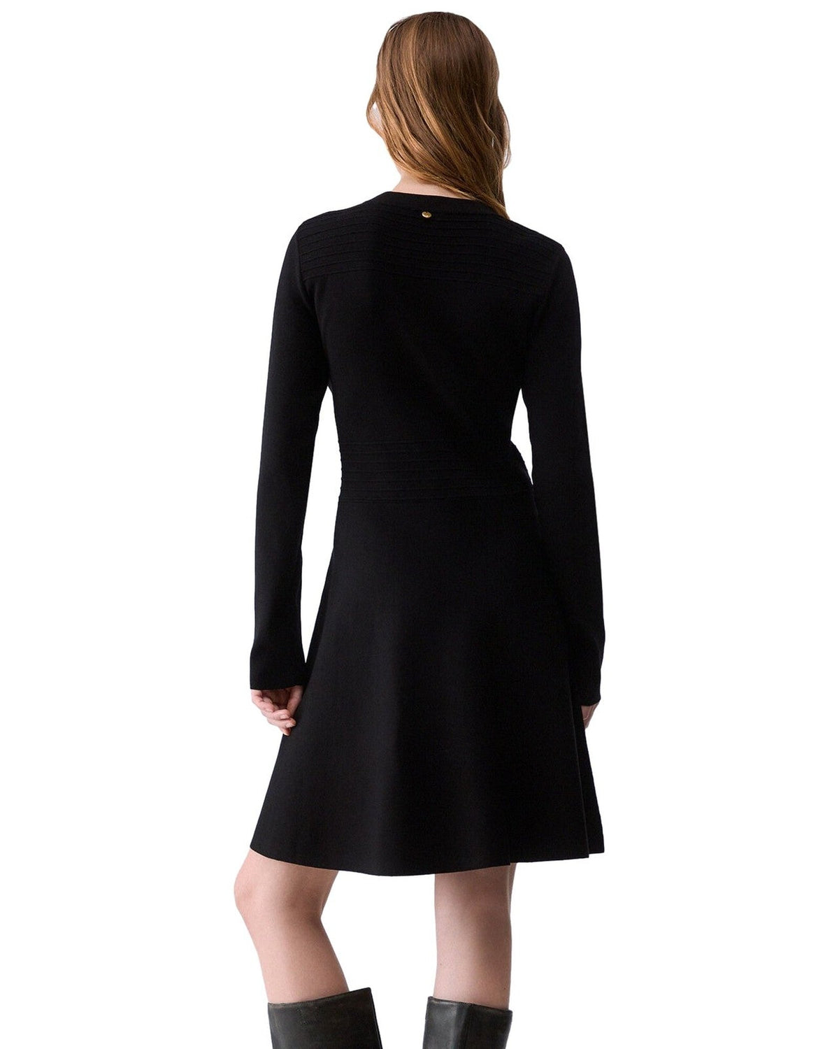 Vestiti casual Donna Liu Jo - Ecs Abito Maglia Fit&Flair - Nero