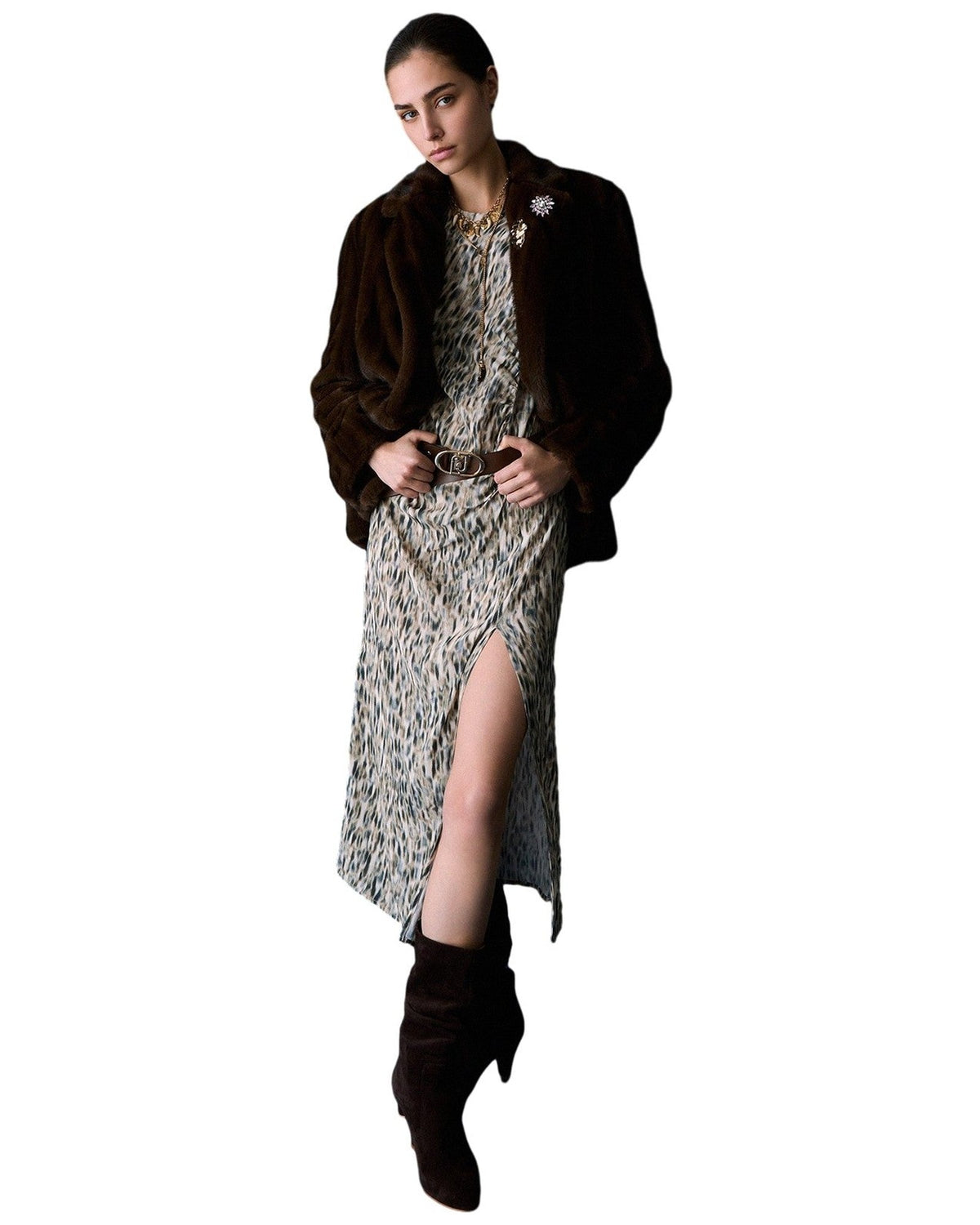 Giacche Donna Liu Jo - Ecs Blazer Ecopelliccia - Marrone
