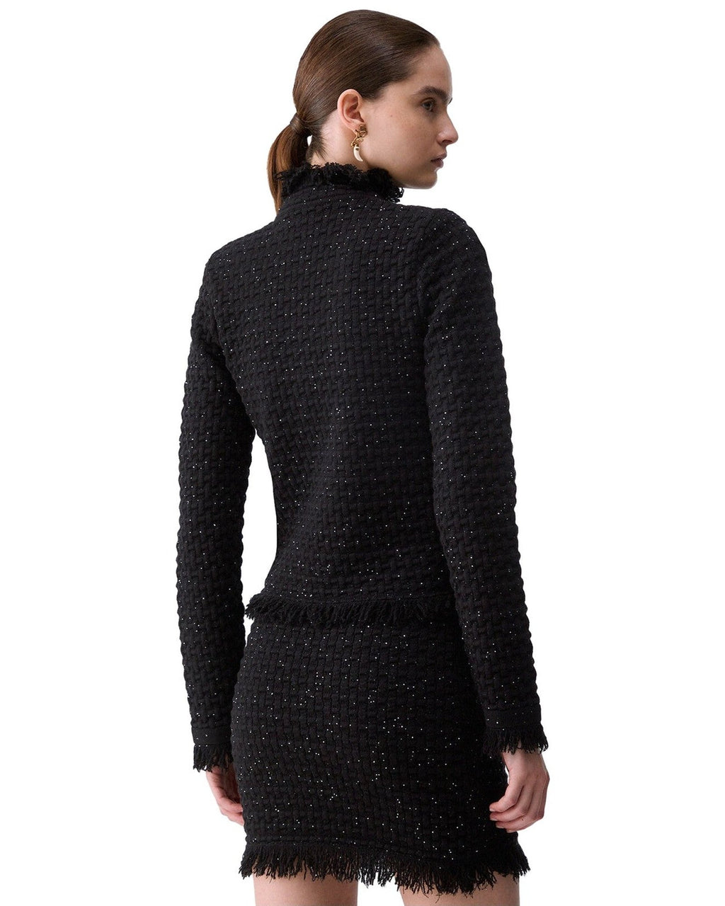 Giacche Donna Liu Jo - Ecs Giacca Maglia M/L Fitted - Nero