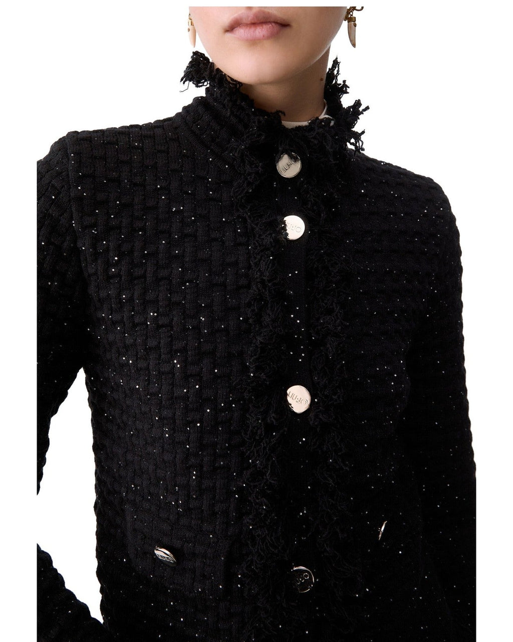 Giacche Donna Liu Jo - Ecs Giacca Maglia M/L Fitted - Nero