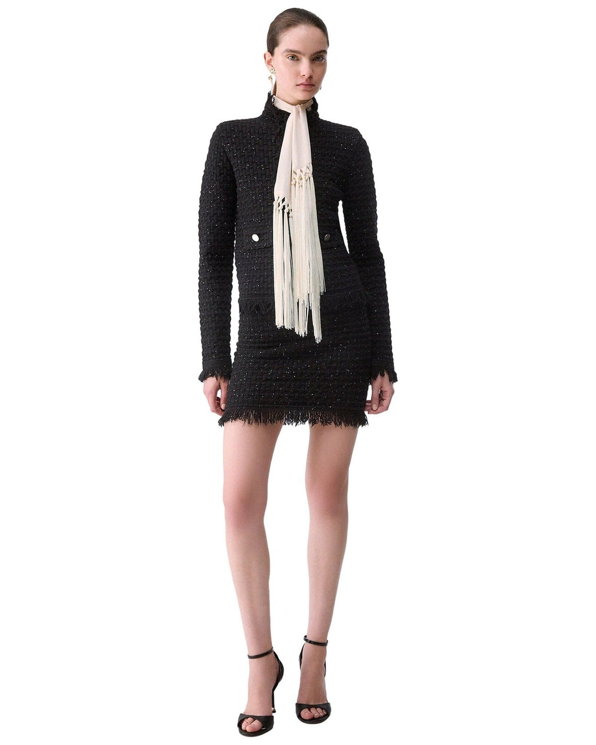 Giacche Donna Liu Jo - Ecs Giacca Maglia M/L Fitted - Nero