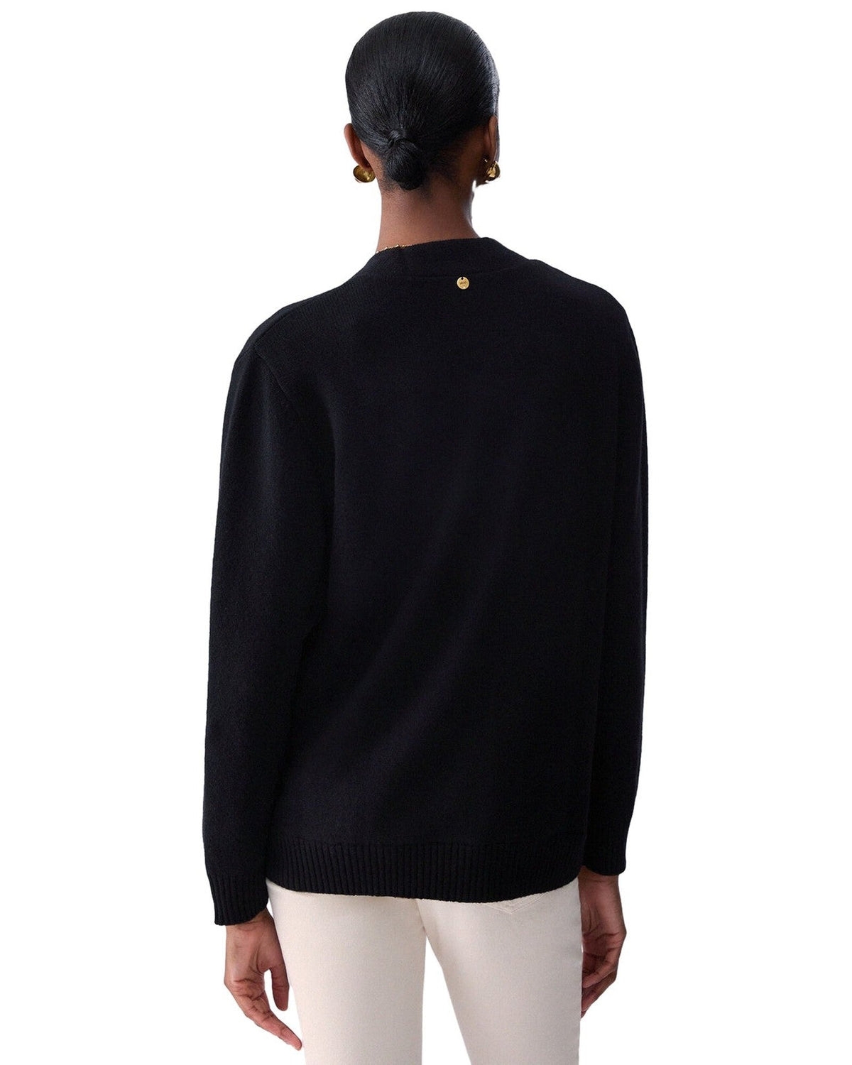 Cardigan Donna Liu Jo - Ecs Maglia Aperta M/L Foderata - Nero