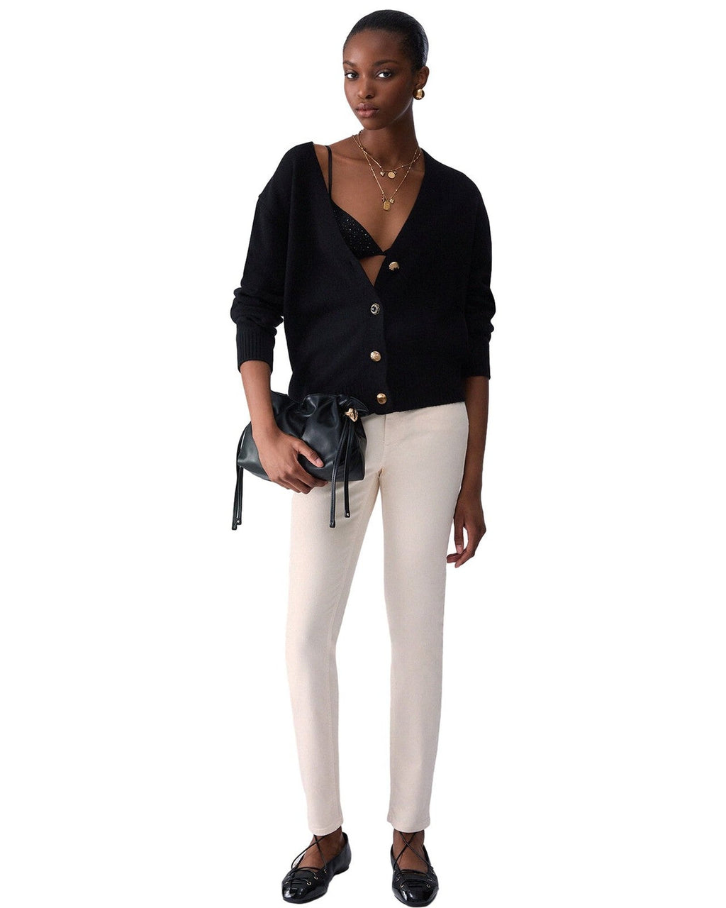 Cardigan Donna Liu Jo - Ecs Maglia Aperta M/L Foderata - Nero