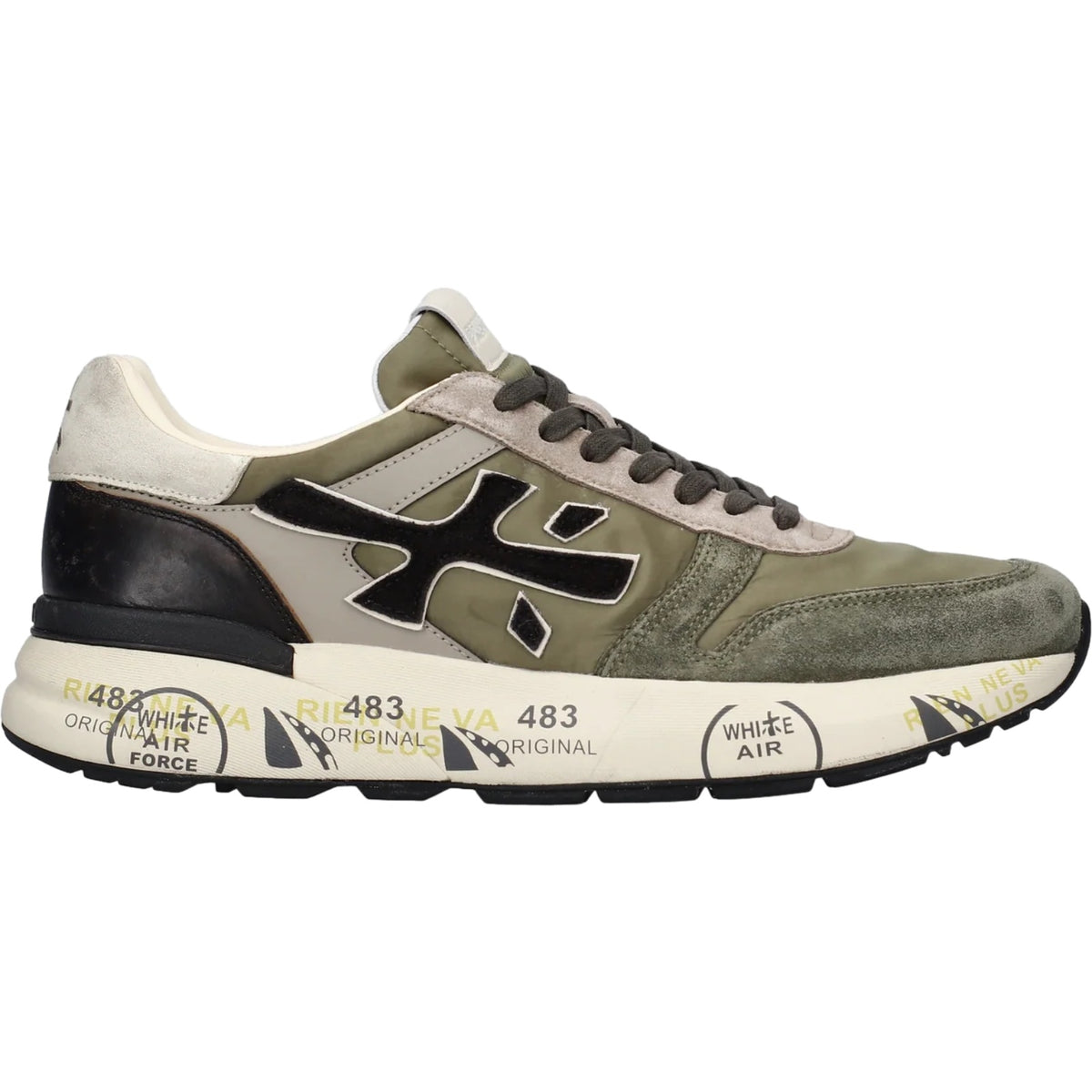 Sneaker Uomo Premiata - Mick - Verde-Gianni Foti