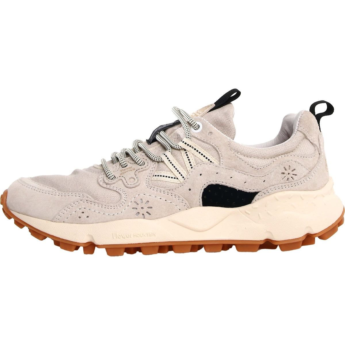 Sneaker Unisex Flower Mountain - Yamano 3 Uni Suede/Nylon Grey-White-Taupe - Beige