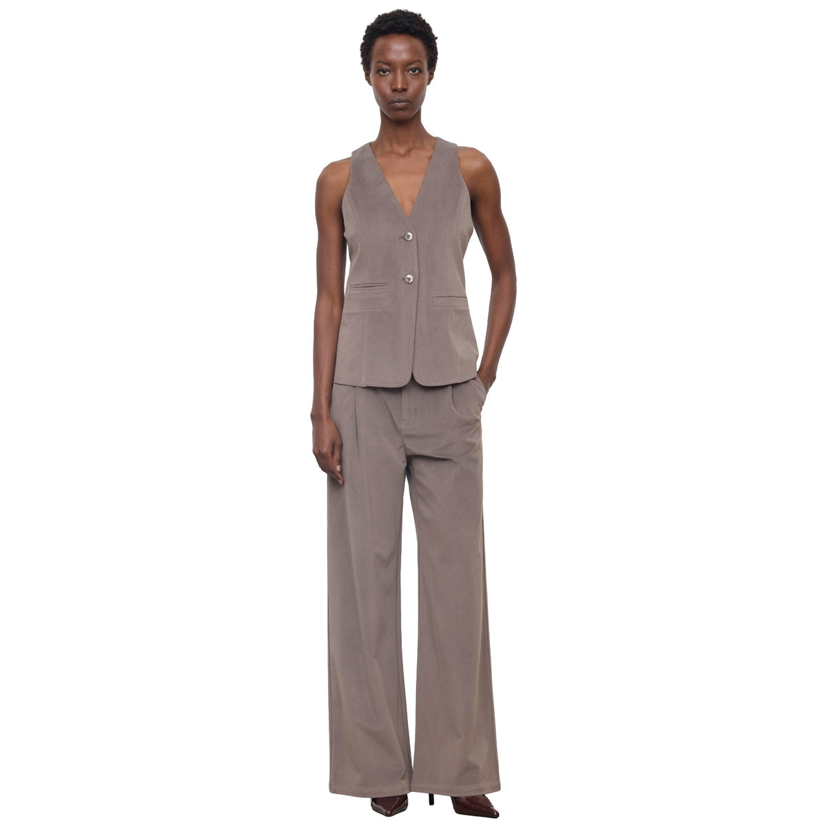 Gilet Donna Eleh - Gilet EFW260071 - Beige
