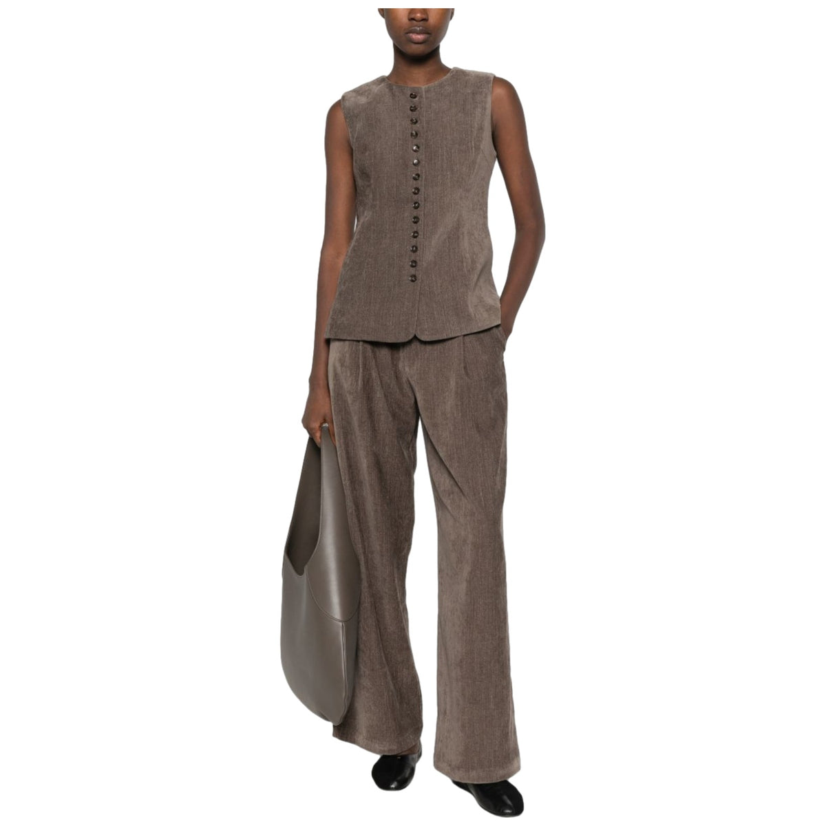 Pantaloni Donna Eleh - Pantalone EFW260259 - Beige