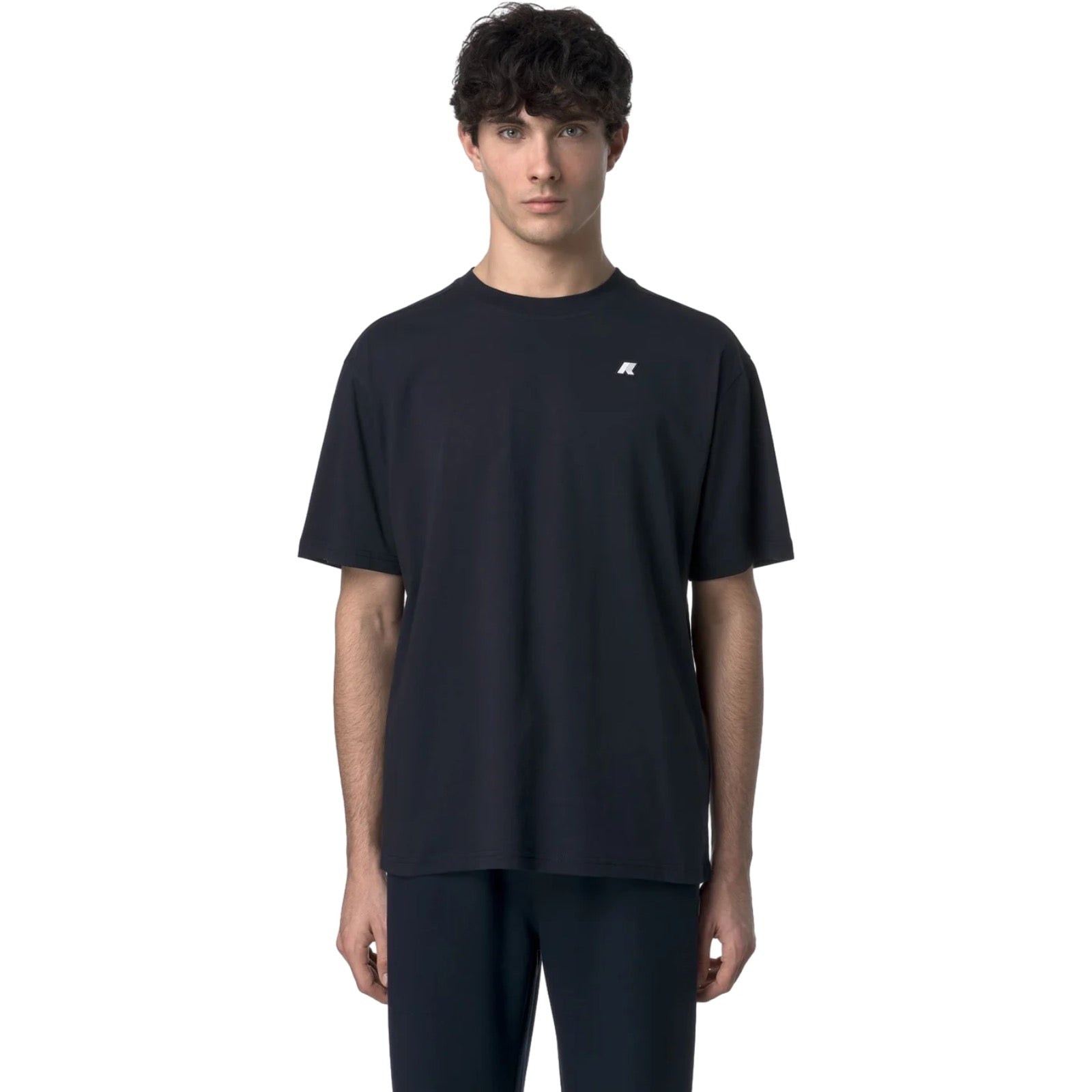 T-shirt Uomo K-Way - Solo Jersey - Blu
