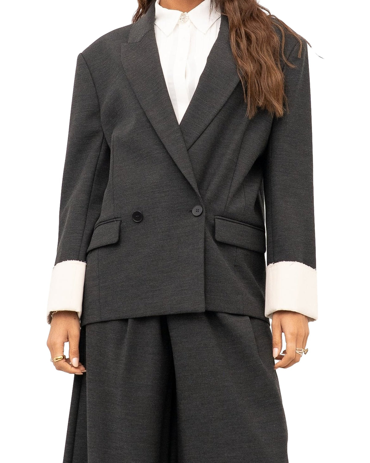Giacche da abito e blazer Donna Eleh - Blazer EFW260057 - Grigio