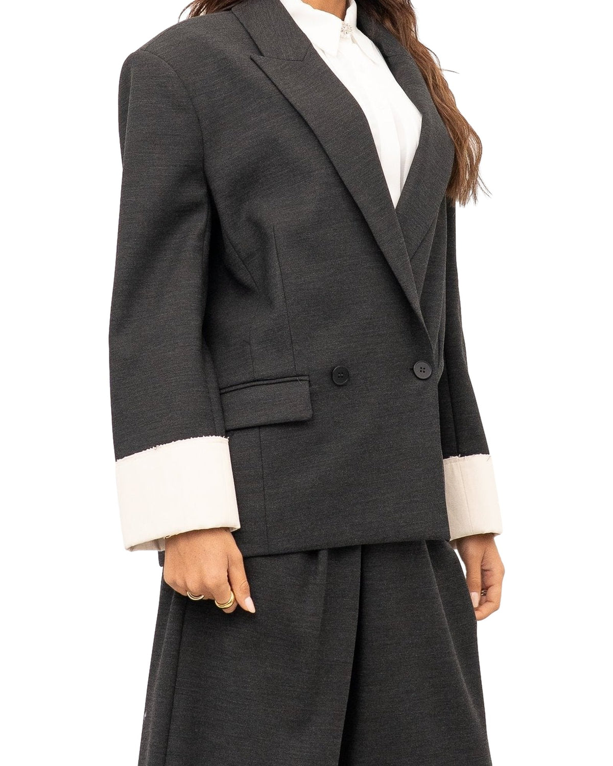Giacche da abito e blazer Donna Eleh - Blazer EFW260057 - Grigio