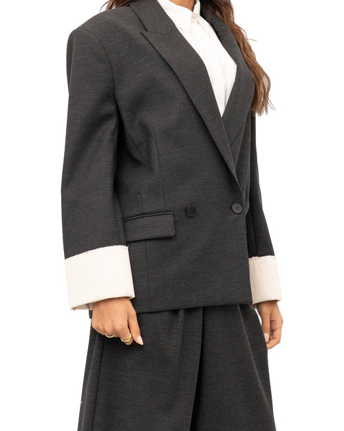 Giacche da abito e blazer Donna Eleh - Blazer EFW260057 - Grigio