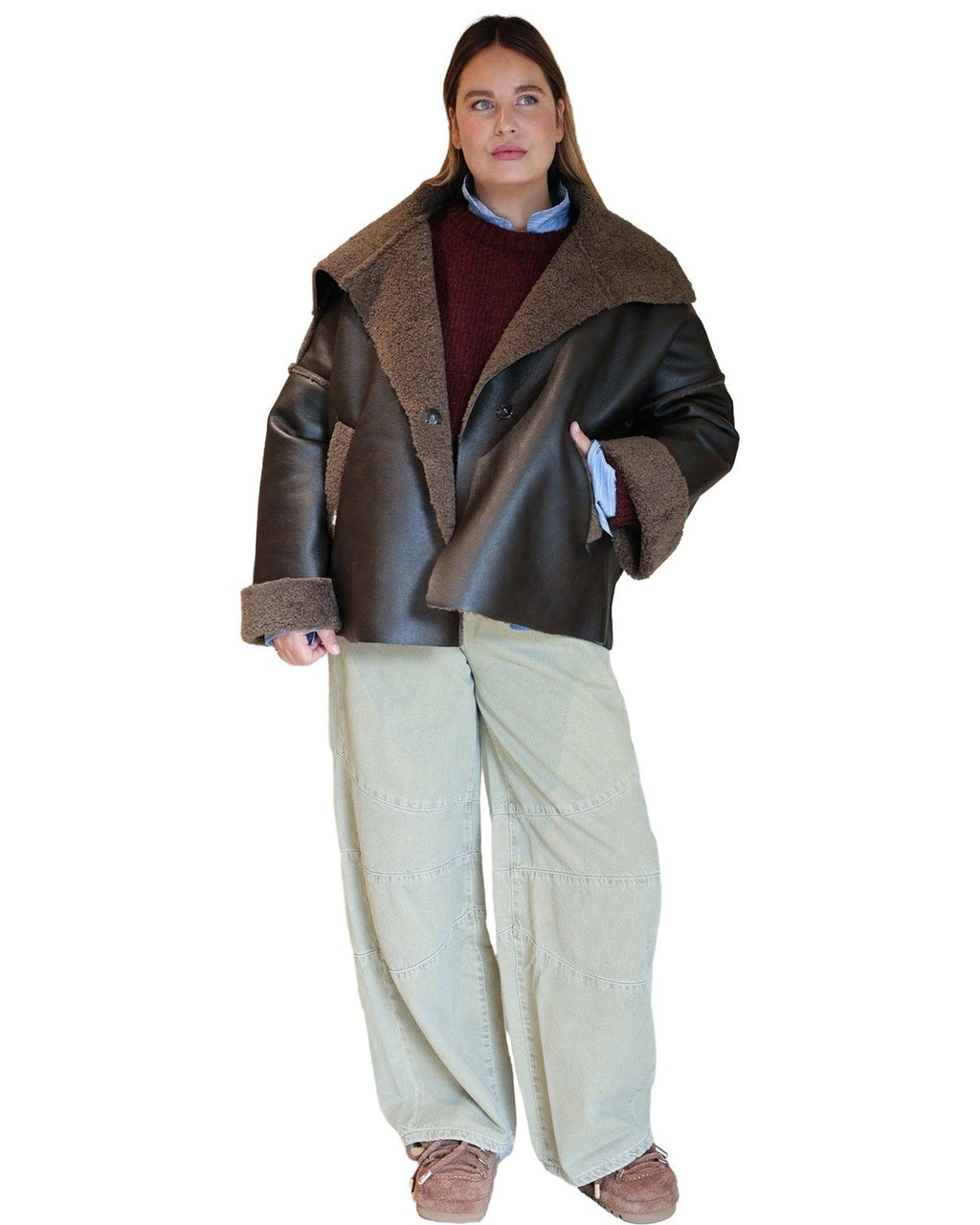 Giacche Donna Eleh - Giacca EFW260149 - Marrone