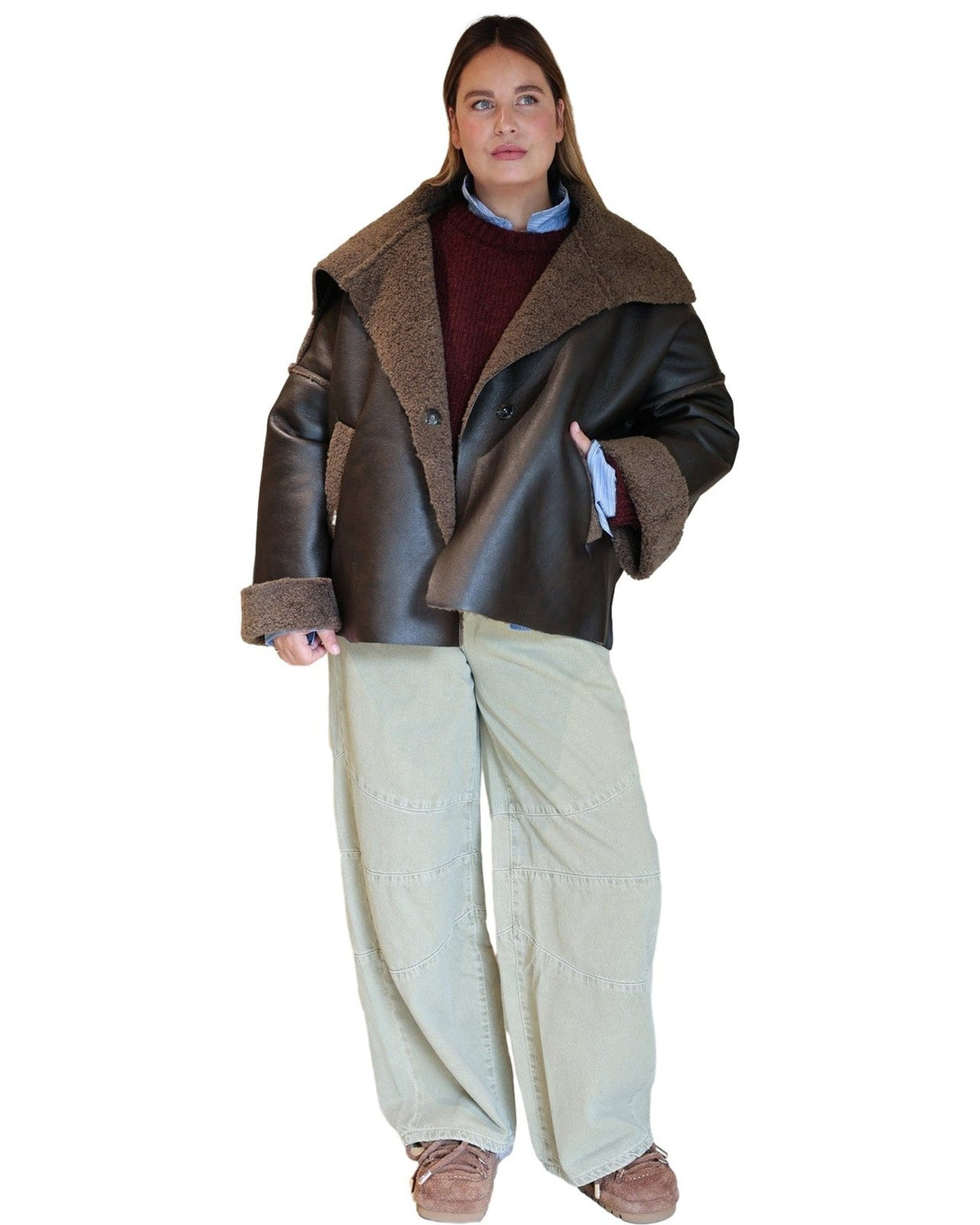Giacche Donna Eleh - Giacca EFW260149 - Marrone