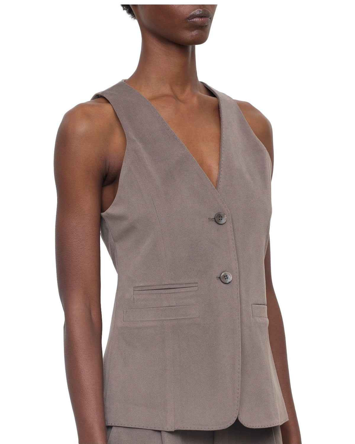 Gilet Donna Eleh - Gilet EFW260071 - Beige