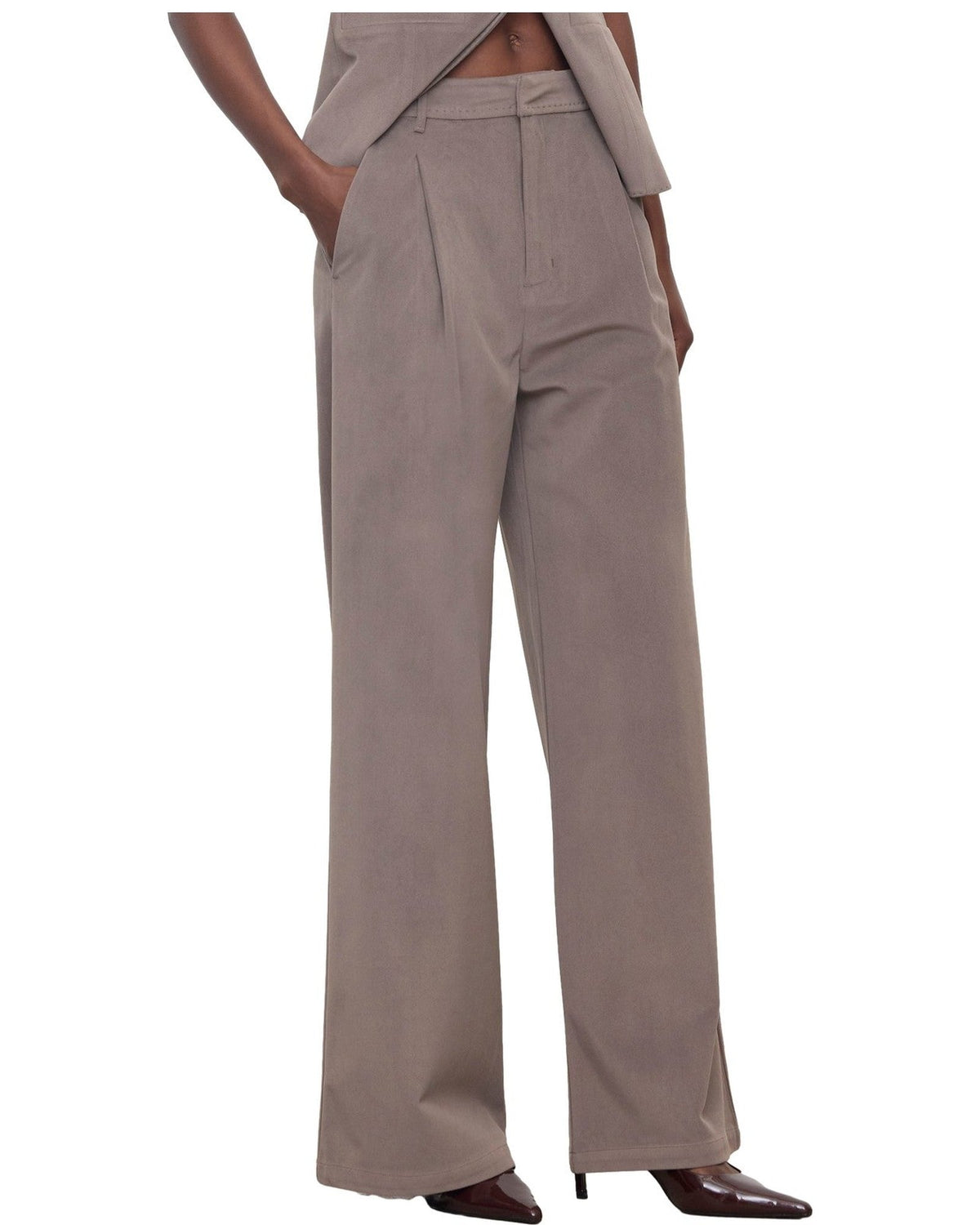 Pantaloni Donna Eleh - Pantalone EFW260072 - Beige
