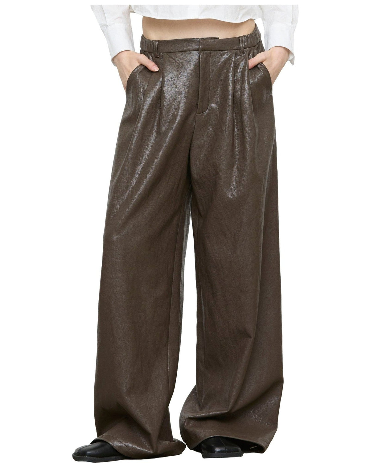 Pantaloni Donna Eleh - Pantalone EFW260308 - Marrone