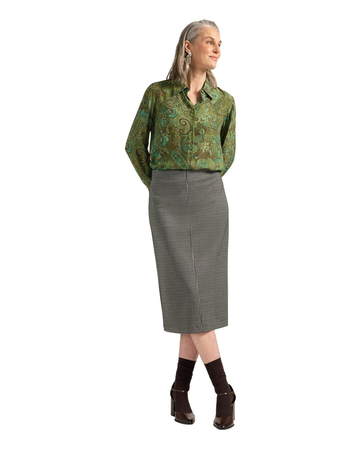 Gonne casual Donna Elena Mirò - Gonna 1002Z1 - Bianco