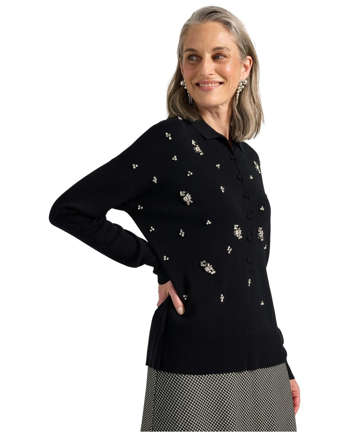 Polo Donna Elena Mirò - Polo M010Z0 - Nero