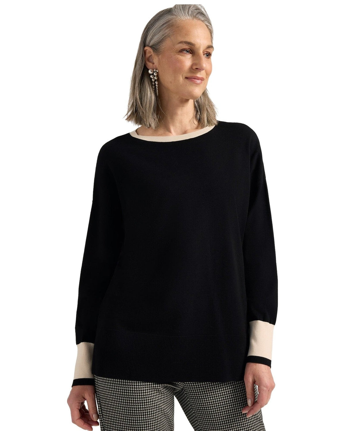 Maglioni Donna Elena Mirò - Pullover M035Z0 - Nero
