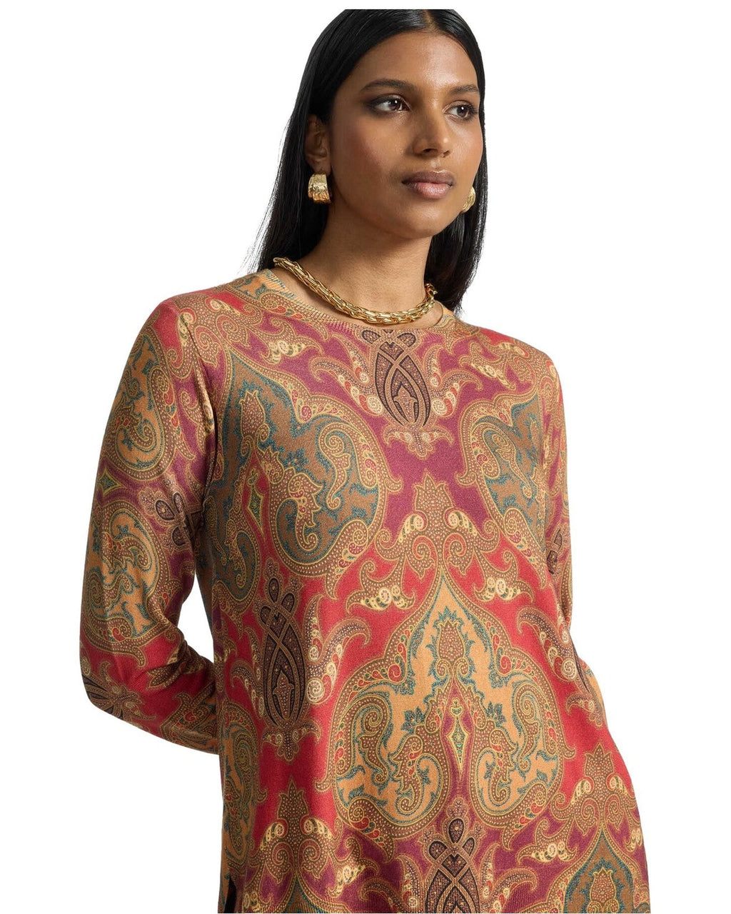 Maglioni Donna Elena Mirò - Pullover M101Z0 - Rosa/Arancio