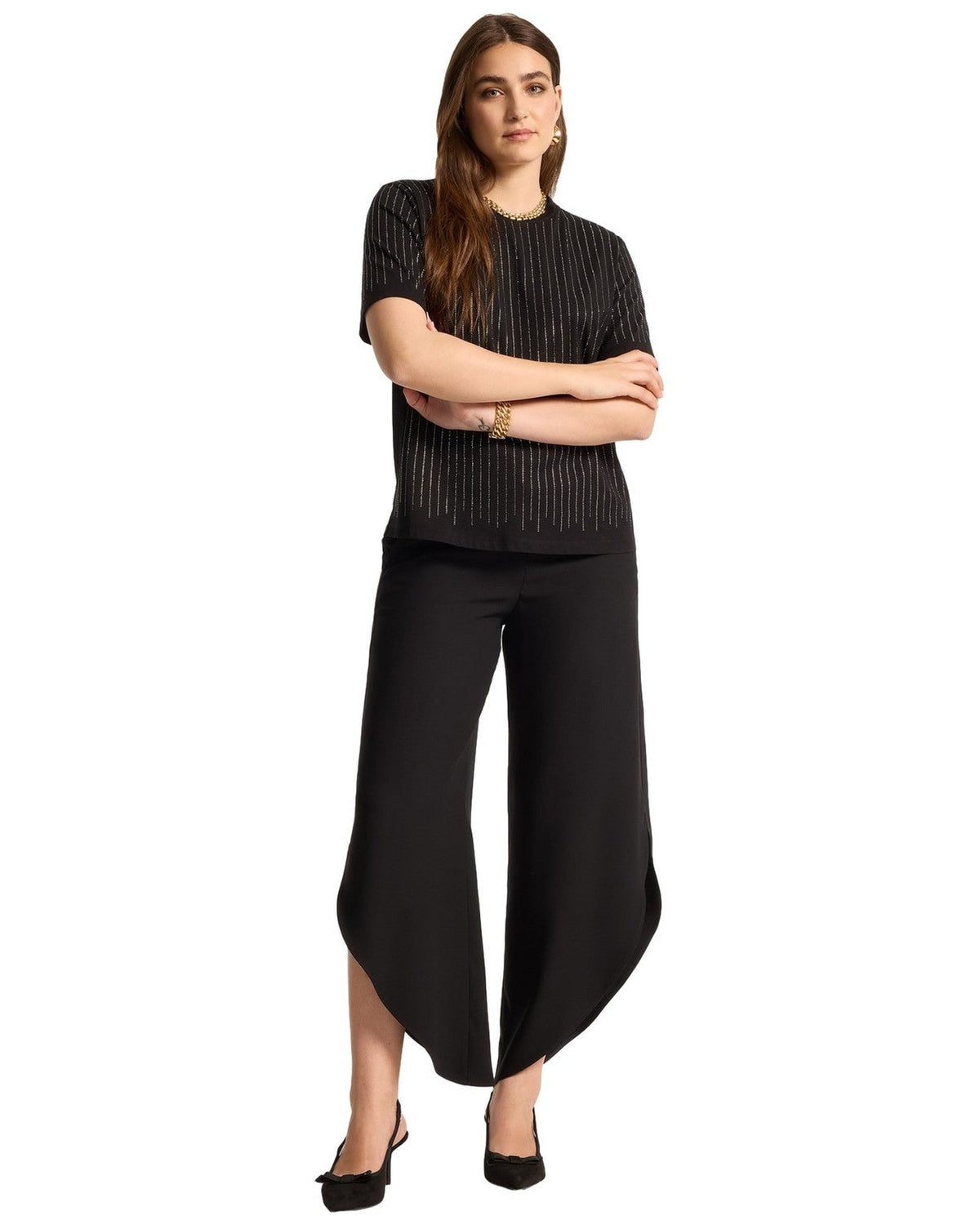 T-shirt Donna Elena Mirò - T-Shirt G041Z0 - Nero