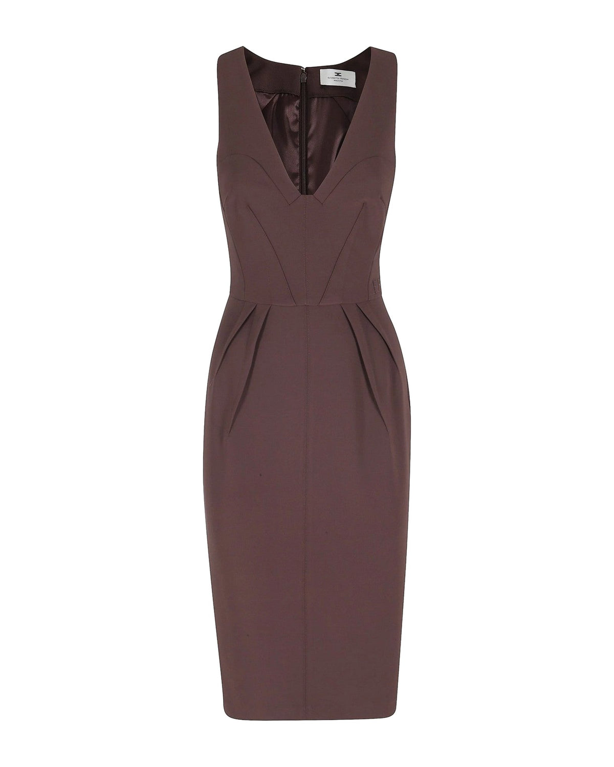 Vestiti da sera e cerimonia Donna Elisabetta Franchi - Abito AB94162E2 - Marrone