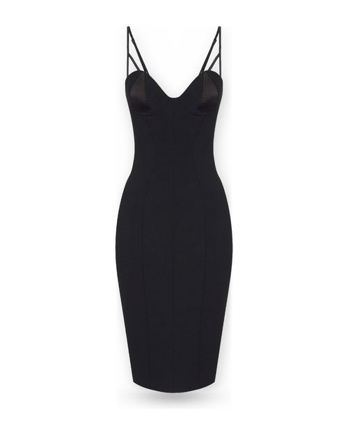 Vestiti da sera e cerimonia Donna Elisabetta Franchi - Abito AB96466E2 - Nero