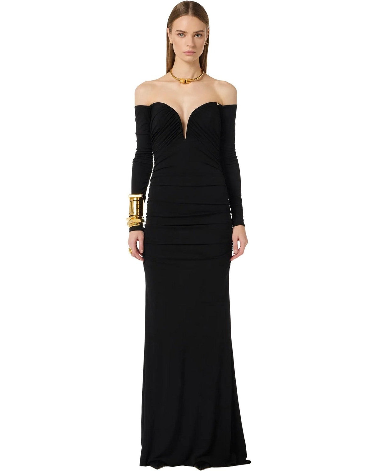 Vestiti da sera e cerimonia Donna Elisabetta Franchi - Abito ABR1061E2 - Nero