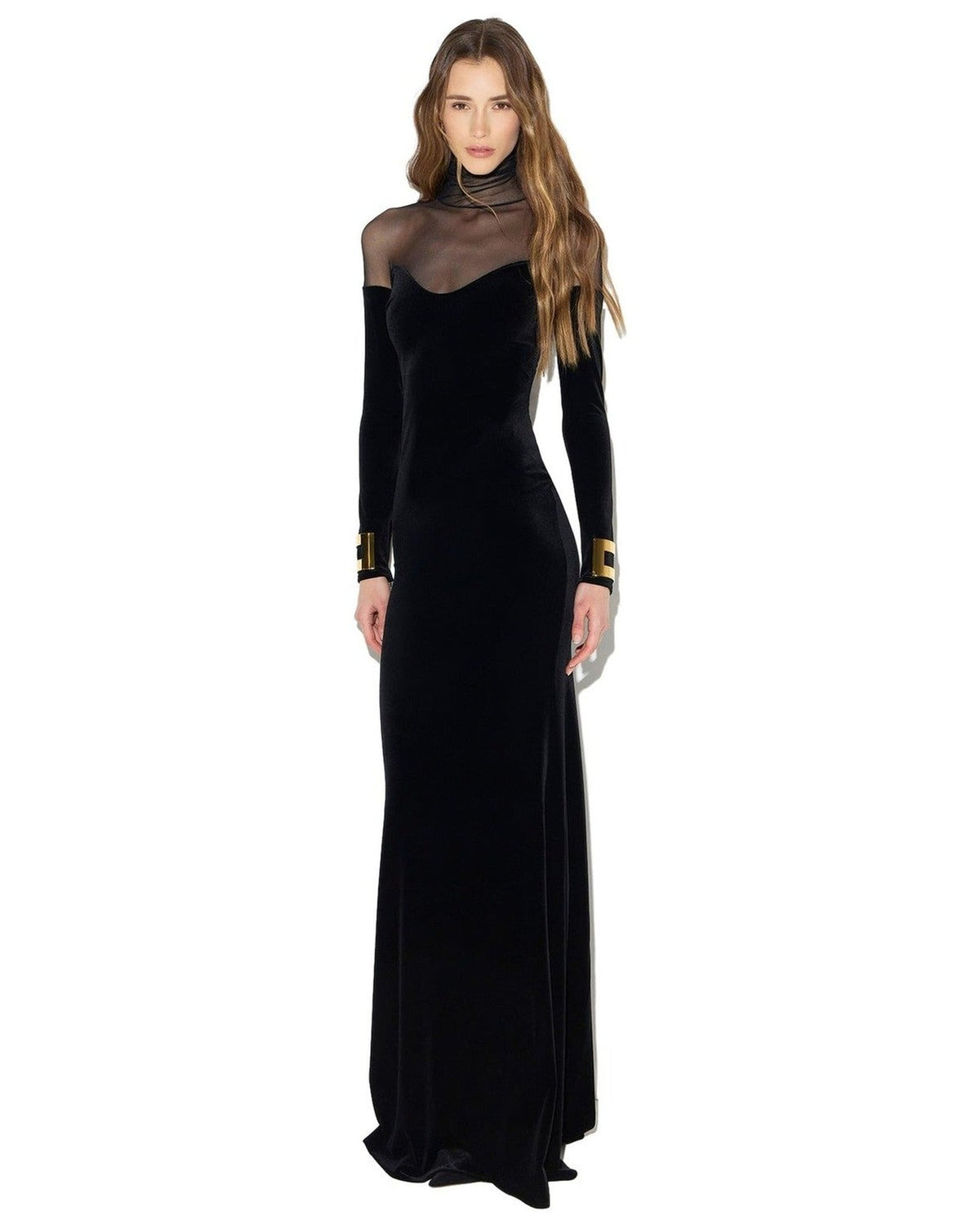 Vestiti da sera e cerimonia Donna Elisabetta Franchi - Abito ABR2967E2 - Nero