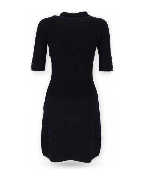 Vestiti casual Donna Elisabetta Franchi - Abito di maglia AM04S66E2 - Blu