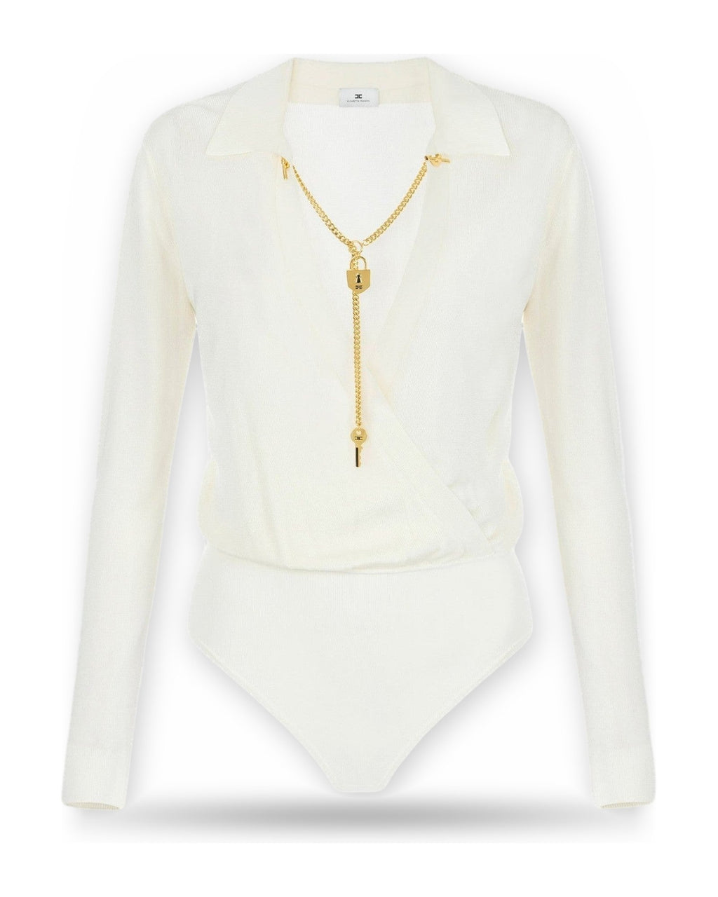 Body Donna Elisabetta Franchi - Body tricot BK03S66E2 - Avorio