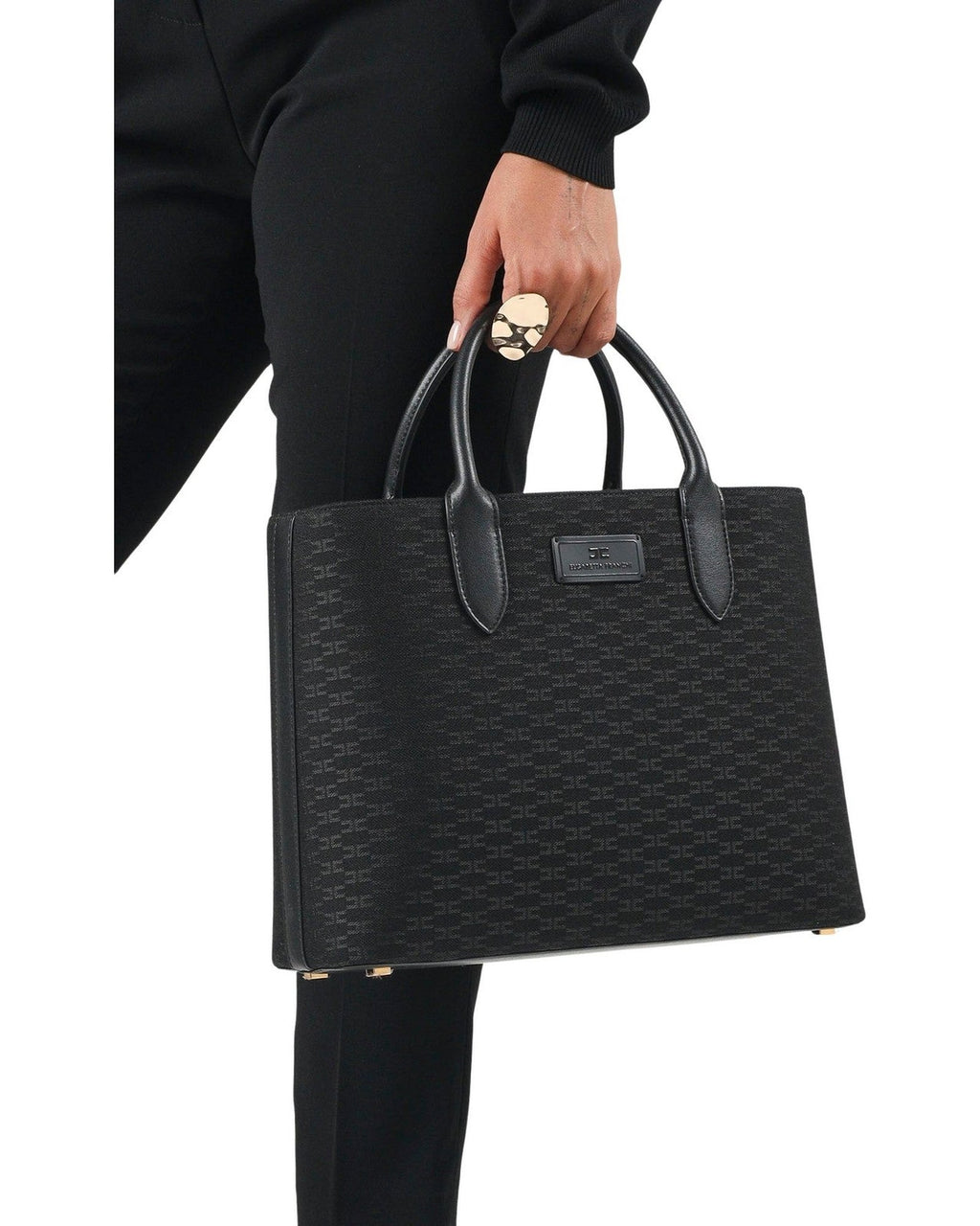 Borse Tote Donna Elisabetta Franchi - Borsa BS01A66E2 - Nero