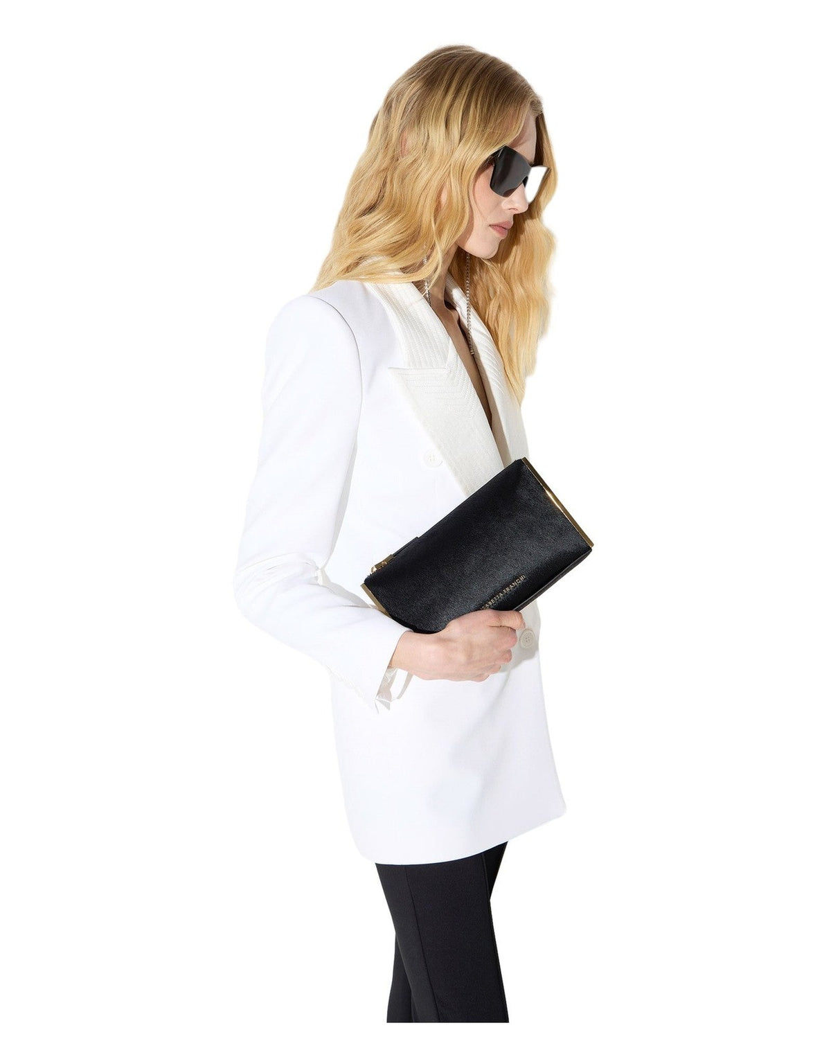 Pochette e Clutch Donna Elisabetta Franchi - Borsa BS11A67E2 - Nero