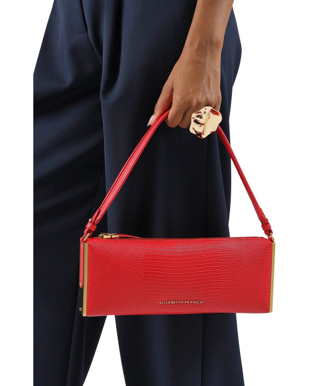 Borse a spalla Donna Elisabetta Franchi - Borsa BS15A66E2 - Rosso