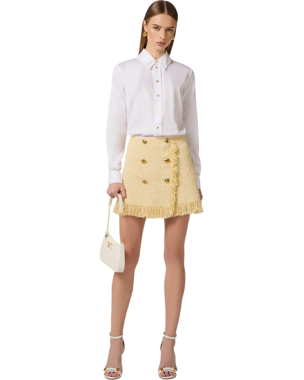 Camicie Donna Elisabetta Franchi - Camicia - Bianco