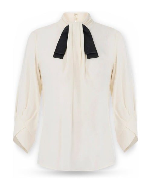 Camicie Donna Elisabetta Franchi - Camicia CA17866E2 - Avorio