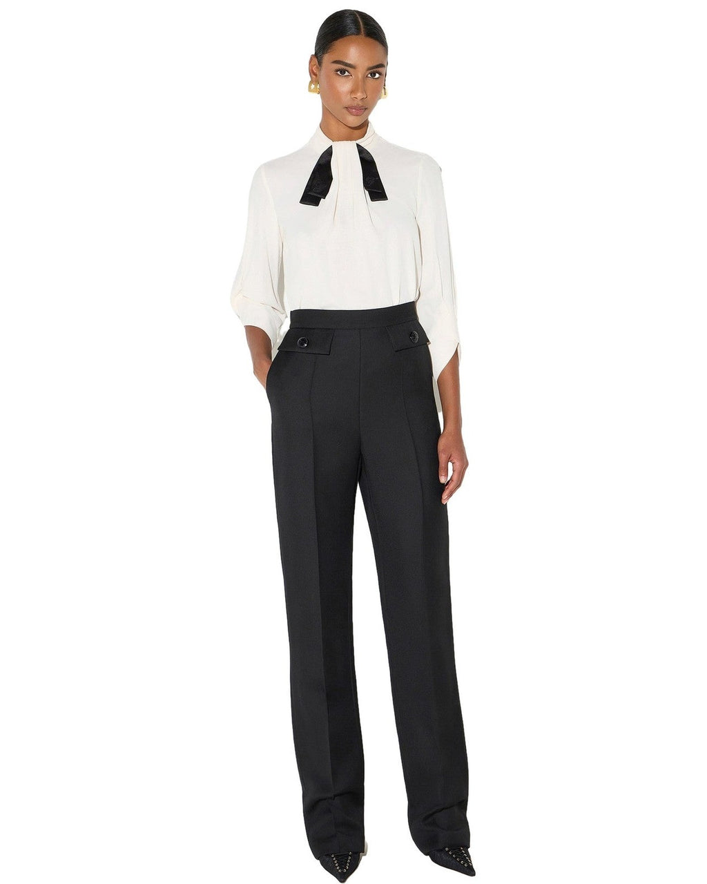 Camicie Donna Elisabetta Franchi - Camicia CA17866E2 - Avorio