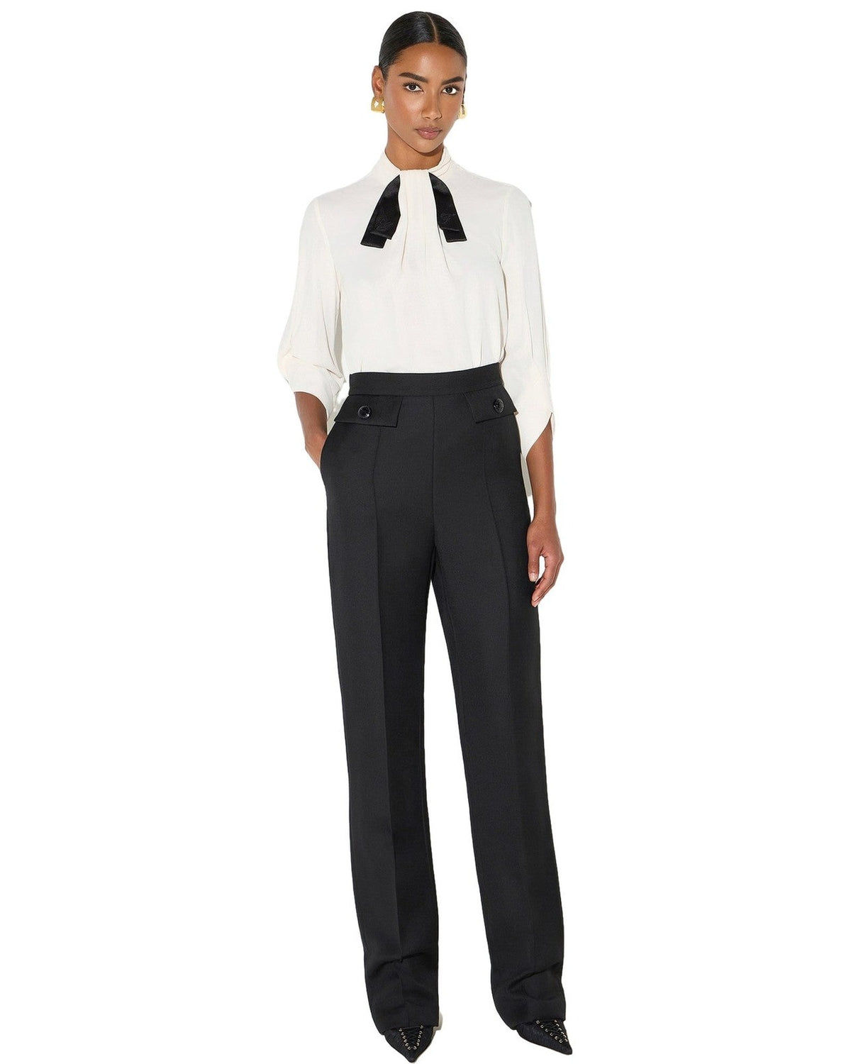 Camicie Donna Elisabetta Franchi - Camicia CA17866E2 - Avorio