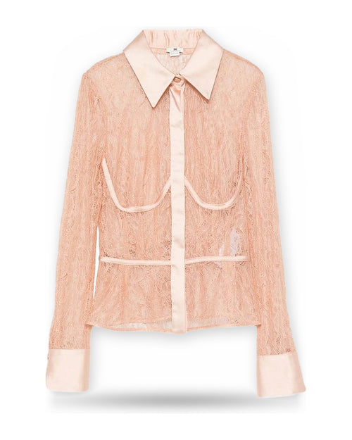 Camicie Donna Elisabetta Franchi - Camicia CA17966E2 - Cuoio