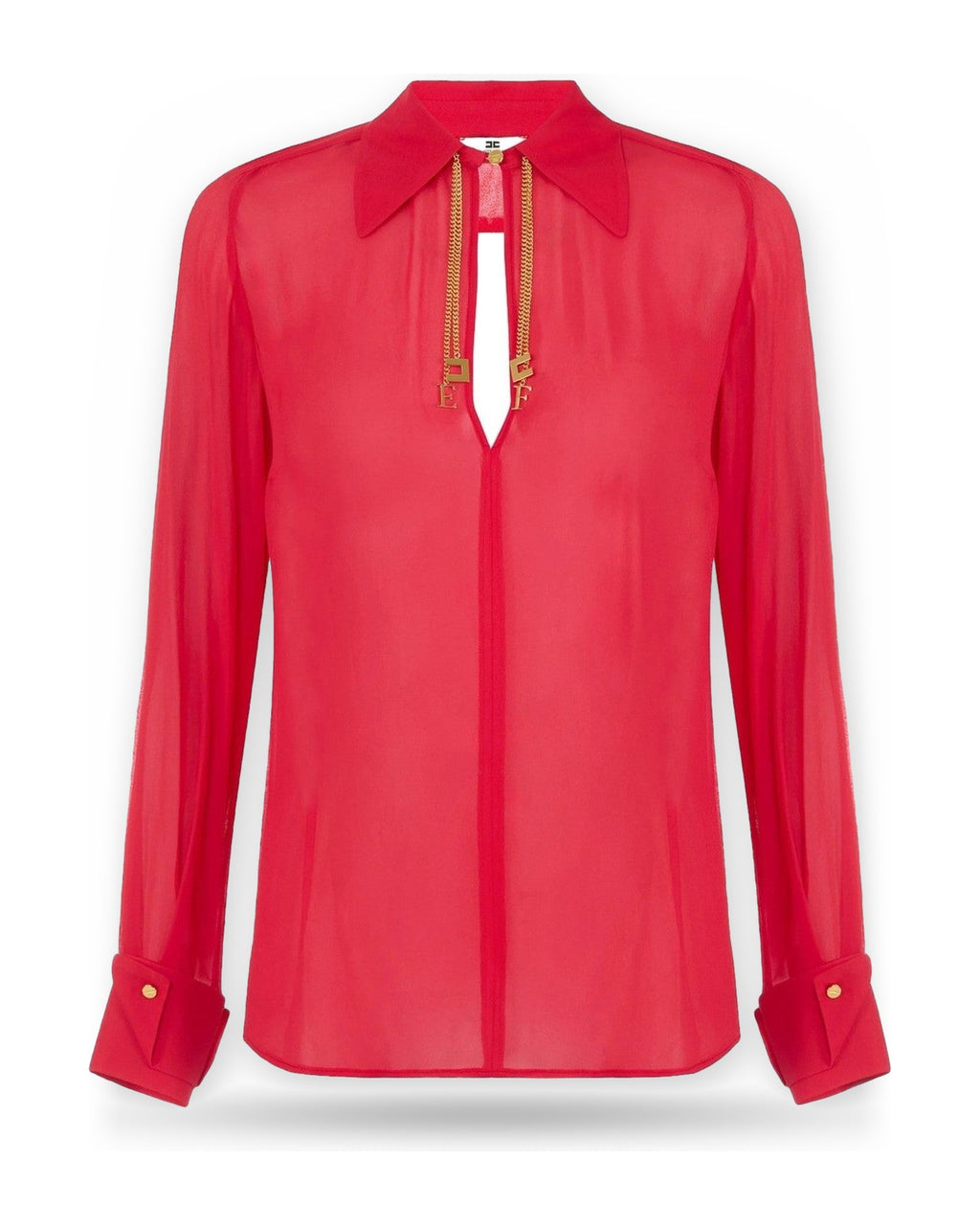 Camicie Donna Elisabetta Franchi - Camicia CA19466E2 - Rosso